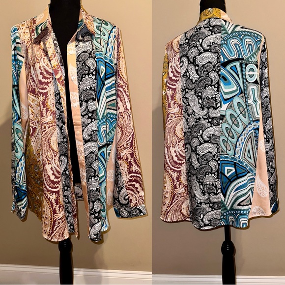 Tops - Paisley Button Down - XL
